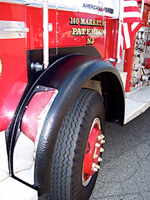 dental fire truck wheel protected by Abuseproof™